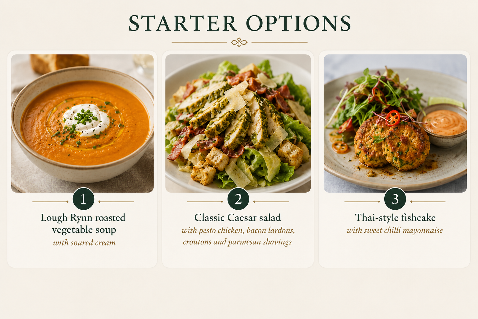 Starter options